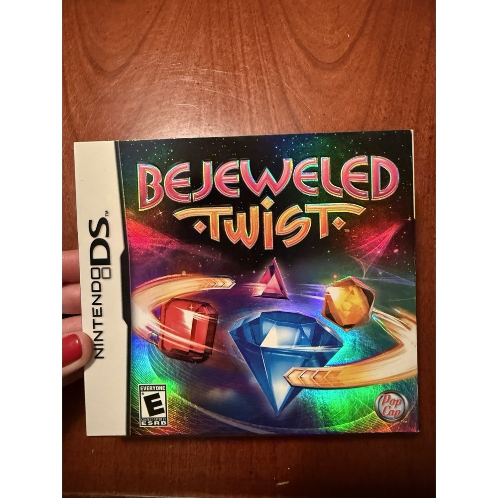 Bejeweled Twist Nintendo DS 2010 Complete With Slip Cover Pop Cap CIB